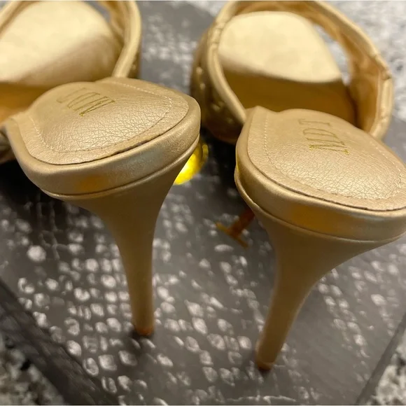 Metallic Gold Heels ✨ - Picture 6 of 6